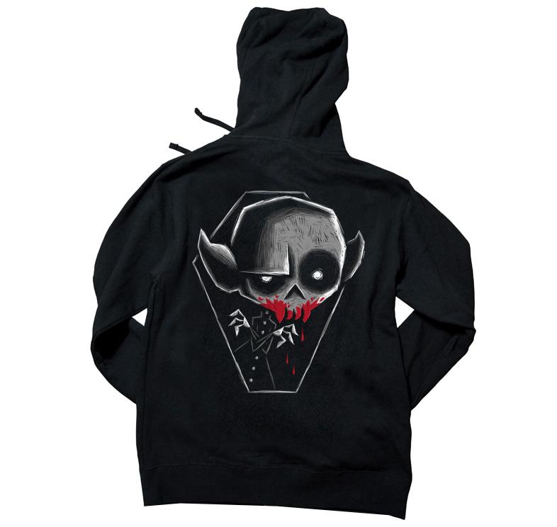 Akumu Ink Blood Thirst Unisex FLEECE Hoodie, long sleeve, Akumu ink, goth, emo