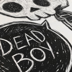 Dead Boy Men White Tshirt, Men Shirts, Akumu ink, goth, emo