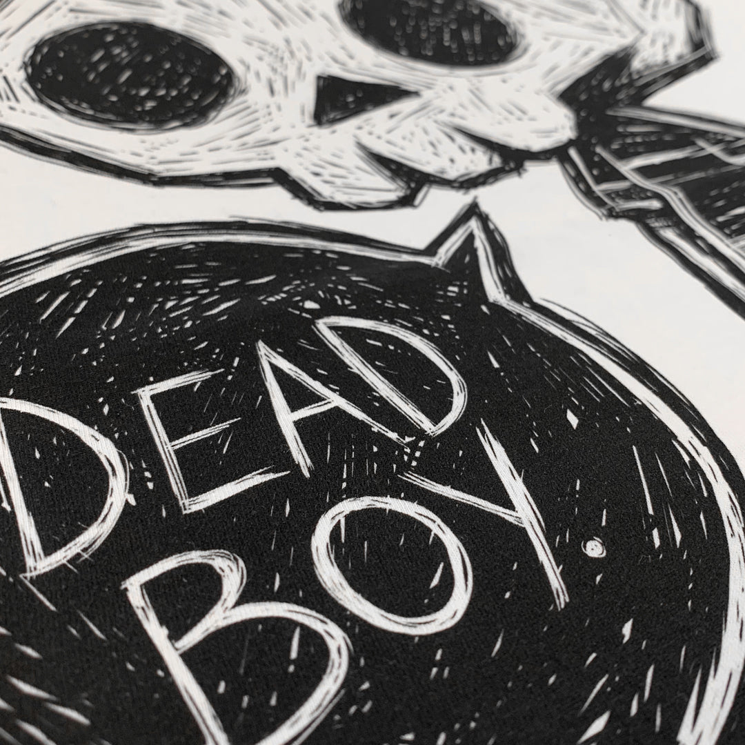 Dead Boy Men White Tshirt, Men Shirts, Akumu ink, goth, emo