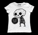 Dead Boy Women White Tshirt, Women Shirts, Akumu ink, goth, emo