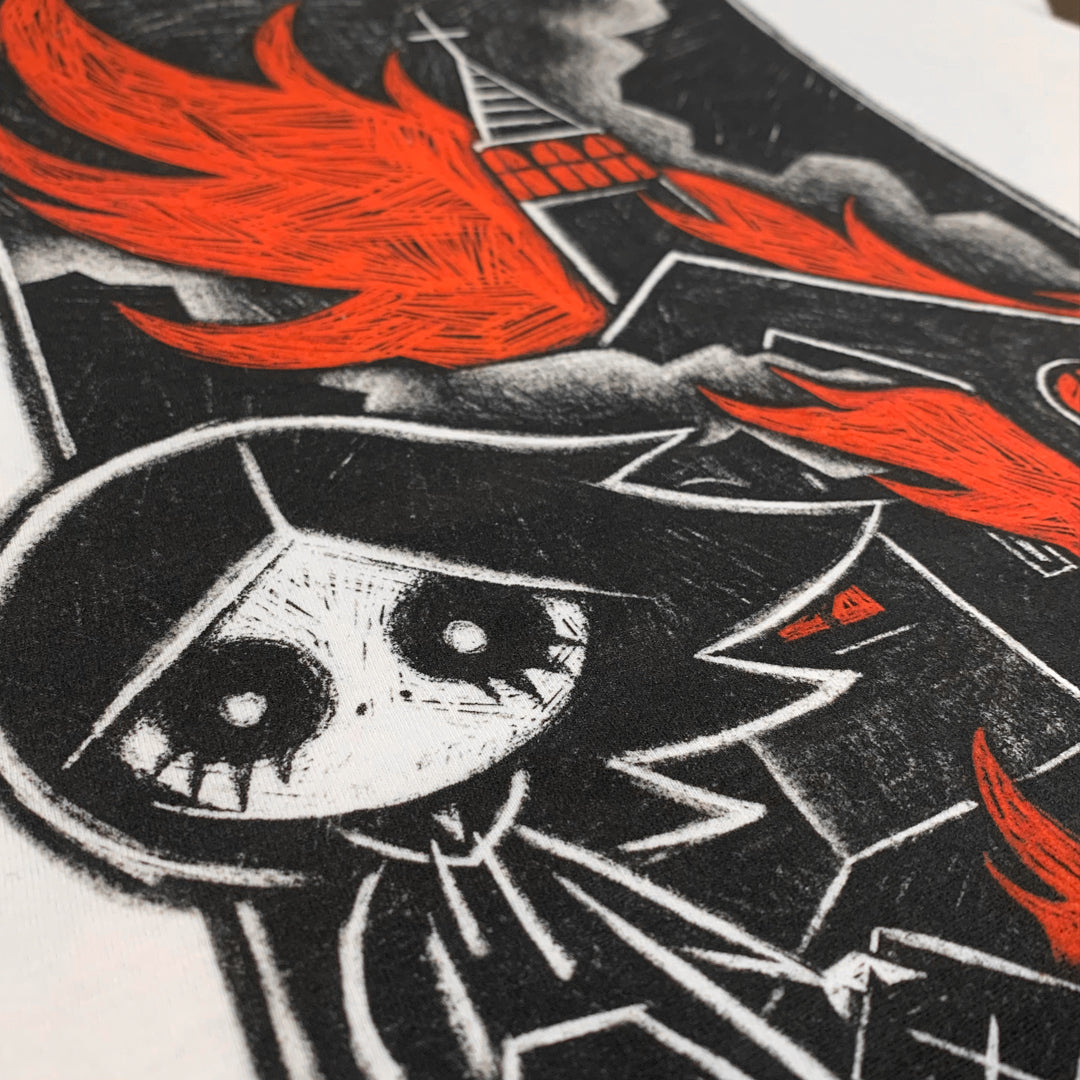 The Prophecy Men White Tshirt, Men Shirts, Akumu ink, goth, emo