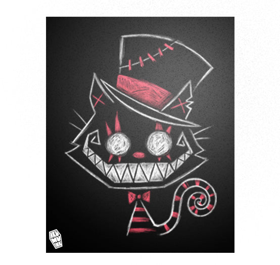 Akumu Ink art, goth art, skull art, 