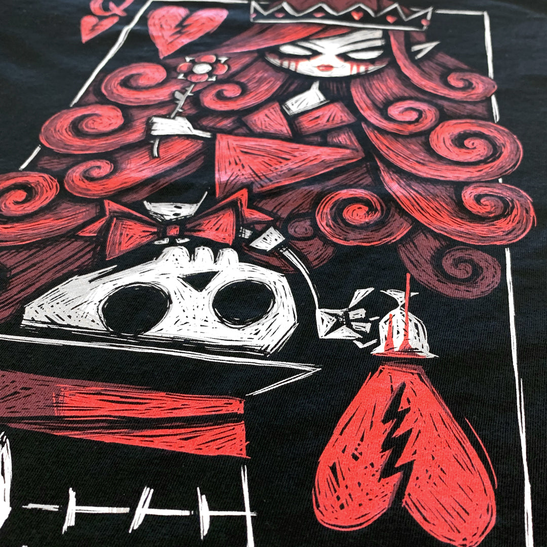 Akumu Ink The Upside Down: Hatter Women Tshirt, Women Shirts, Akumu ink, goth, emo