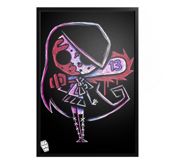 Akumu Ink art, goth art, skull art, 