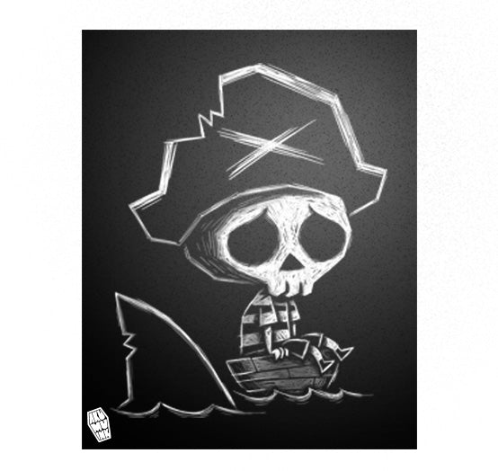 Akumu Ink art, goth art, skull art, 