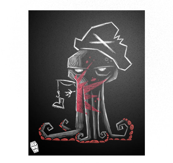 Akumu Ink art, goth art, skull art, 