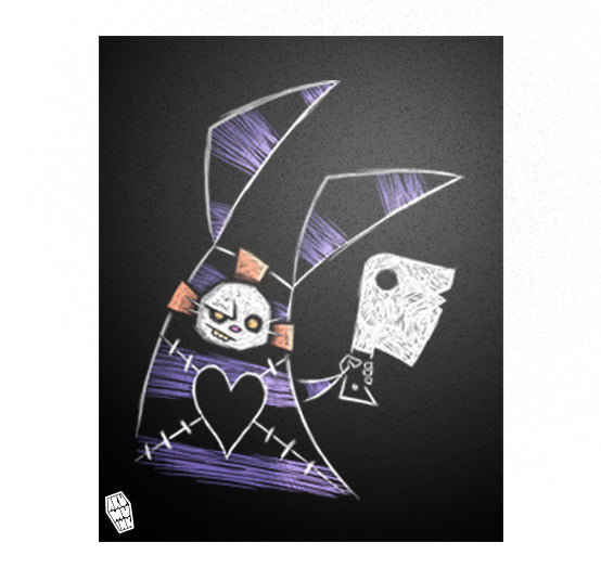 Akumu Ink art, goth art, skull art, 