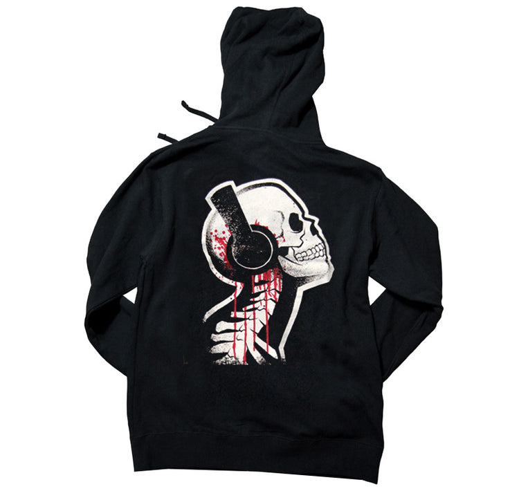 Akumu Ink Tone Death Unisex FLEECE Hoodie, long sleeve, Akumu ink, goth, emo