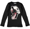 Tone Death Women Long Sleeve Tshirt, Women Shirts, Akumu ink, goth, emo