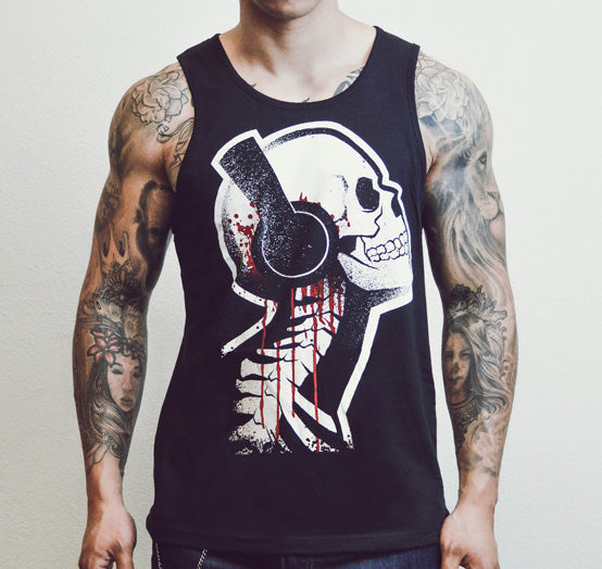 Akumu Ink goth Men Shirts, skull Men Shirts, 