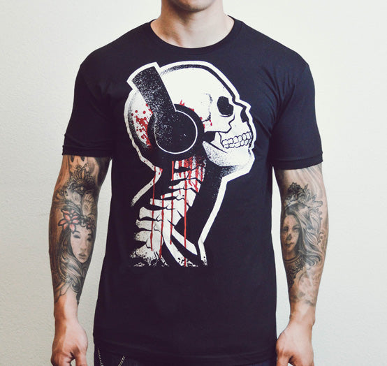 Akumu Ink goth Men Shirts, skull Men Shirts, 