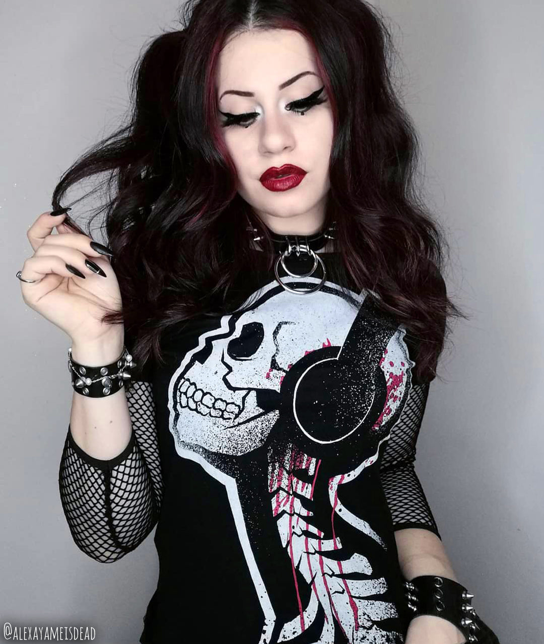 Akumu Ink Women Shirts, goth Women Shirts, skull Women Shirts, 