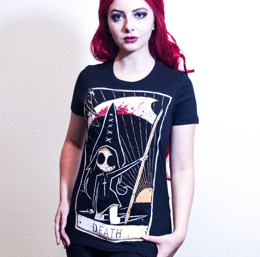 Akumu Ink goth Women Shirts, skull Women Shirts, 