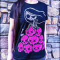 Akumu Ink Women Shirts, goth Women Shirts, skull Women Shirts, 