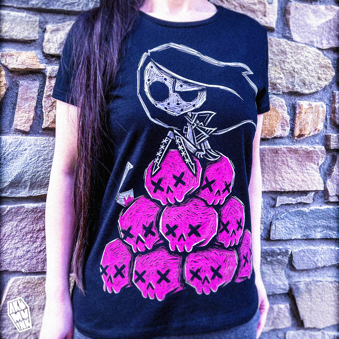 Akumu Ink Women Shirts, goth Women Shirts, skull Women Shirts, 
