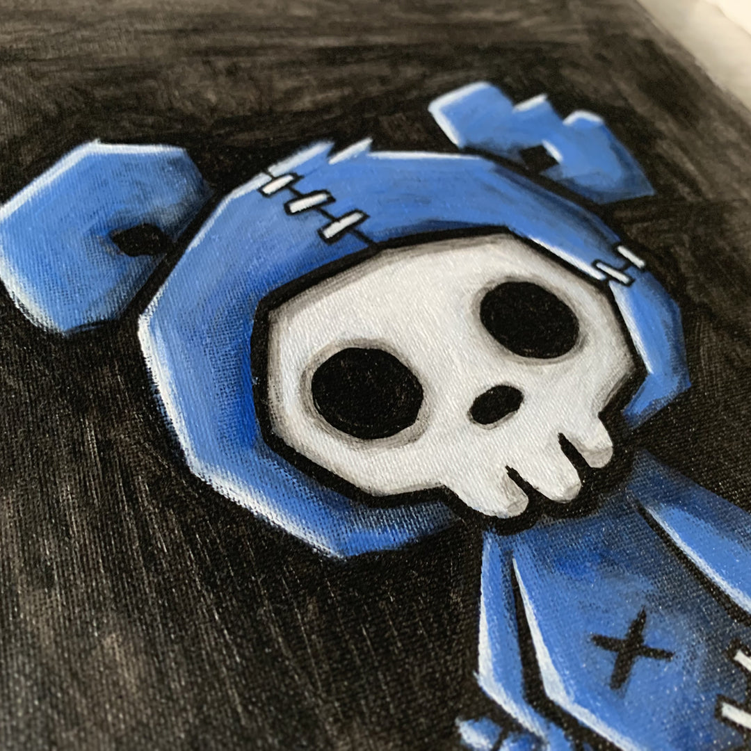 Akumu Ink art, goth art, skull art, 