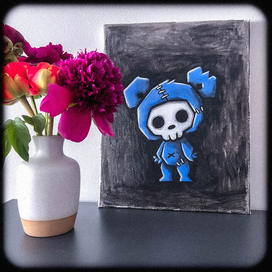 Akumu Ink art, goth art, skull art, 