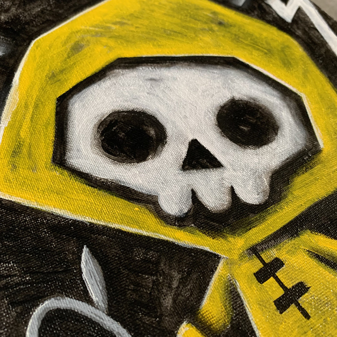 Akumu Ink art, goth art, skull art, 