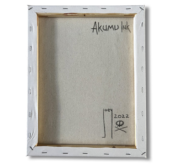 Akumu Ink art, goth art, skull art, 