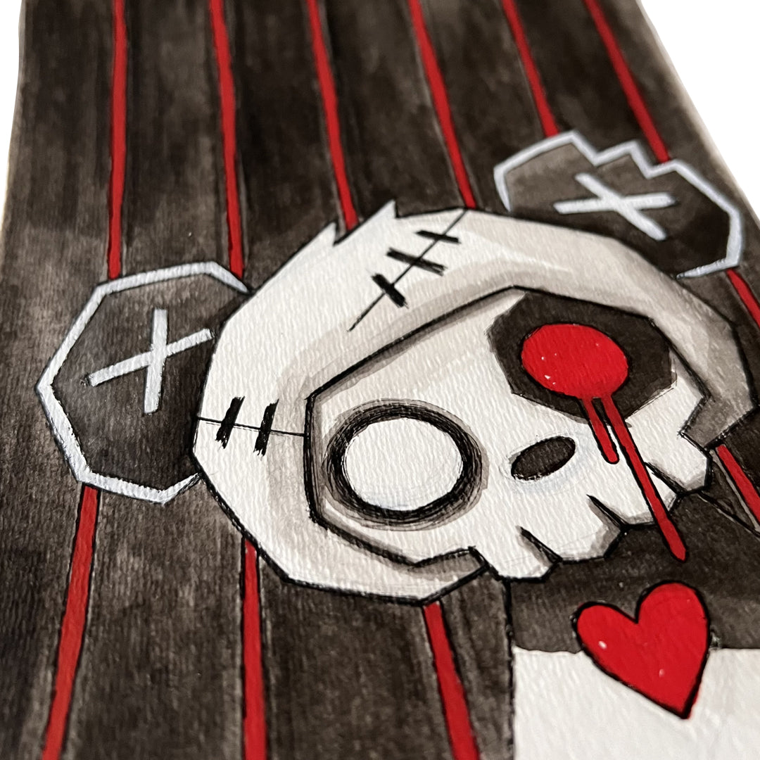Akumu Ink art, goth art, skull art, 