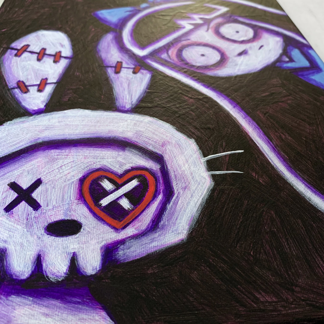 Akumu Ink art, goth art, skull art, 