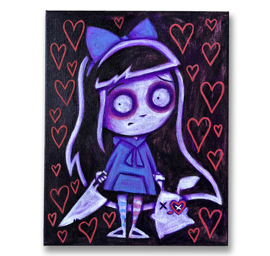 Akumu Ink art, goth art, skull art, 