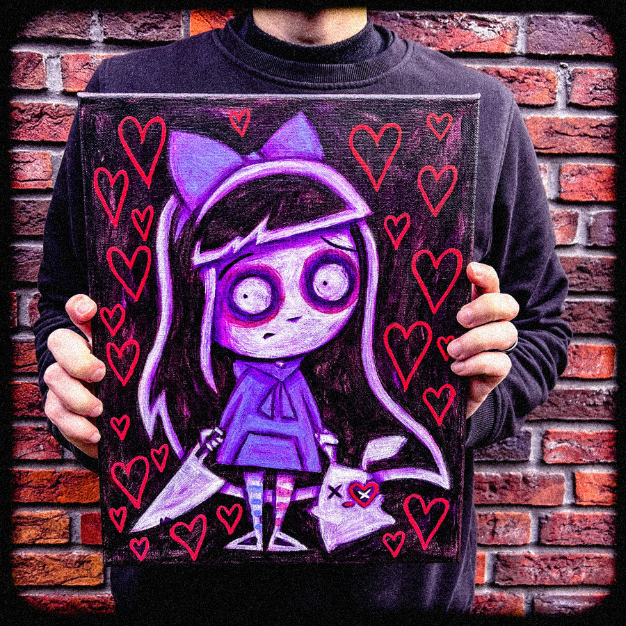 Akumu Ink art, goth art, skull art, 