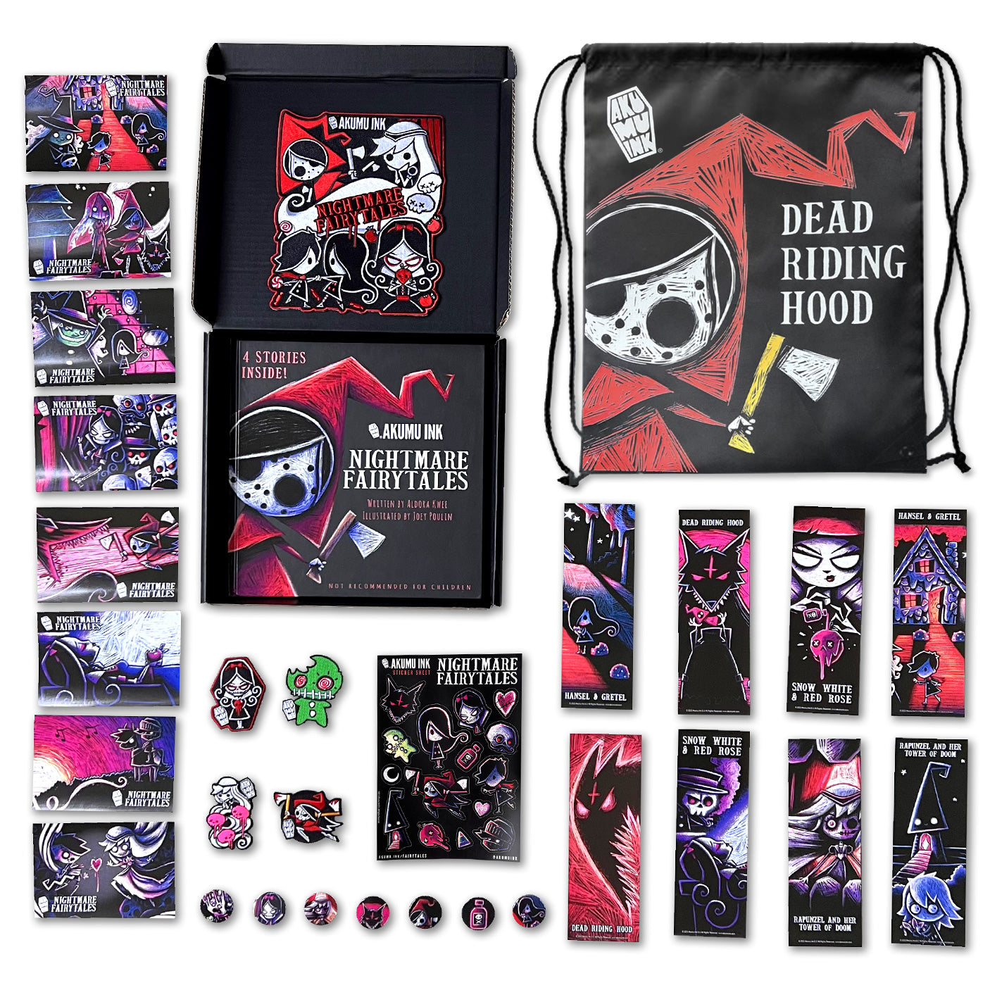 Akumu Ink Accessories, goth Accessories, skull Accessories, 