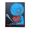 Akumu Ink art, goth art, skull art, 
