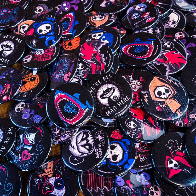 Mystery Pin Pack, Accessories, Akumu ink, goth, emo