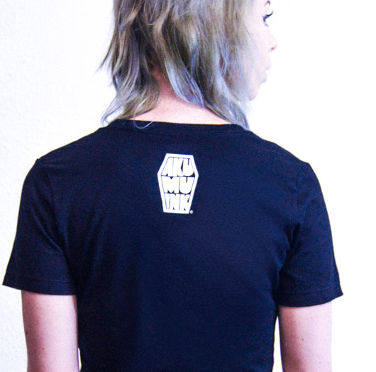 Akumu Ink goth Women Shirts, skull Women Shirts, 